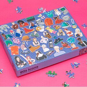 90s icons pop culture jigsaw puzzle games housewarming gift ideas tv movies
